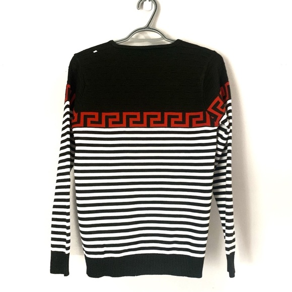 Striped Sweater Men's Size Medium - Picture 2 of 5